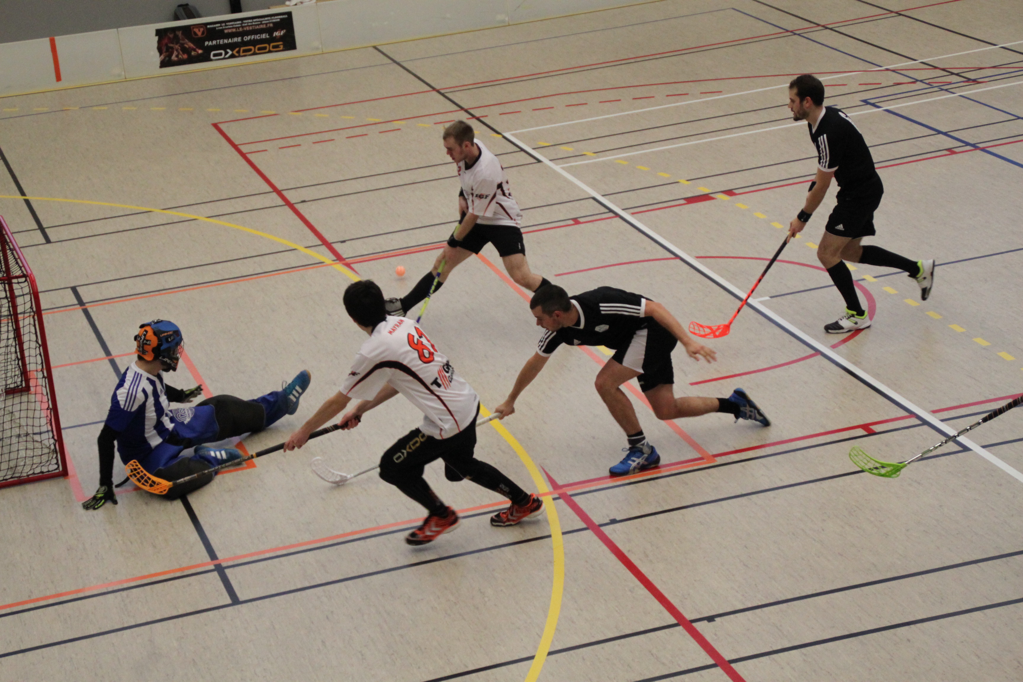 D2 à Bernin, Floorball quand même